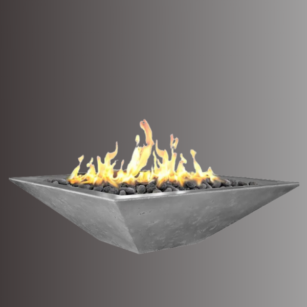 Concrete Fire Bowls Square